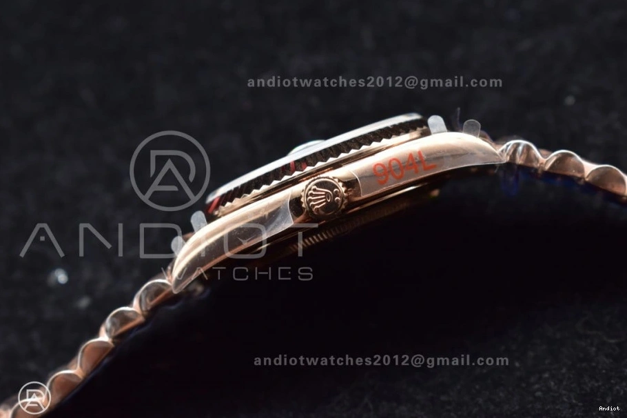 RG DayDate GMF Dial 40 Markers Roman President Green Weighted Steel Tungsten V2 A2836 Bracelet 904L on 1109